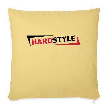 Hardstyle - Housse de coussin décorative 45 x 45 cm - jaune délavé - Devant