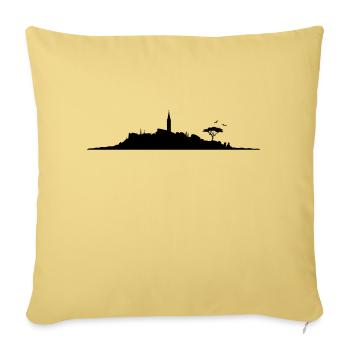 Skyline - Rovinj - Sofakissenbezug 45 x 45 cm - Hellgelb - Vorne