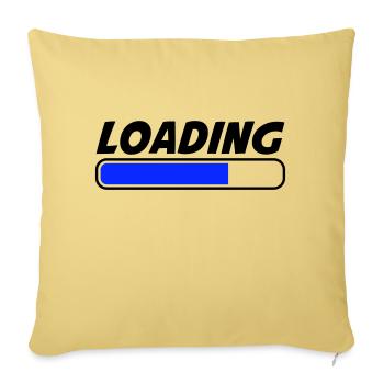 Loading - Sofa pillowcase 17,3'' x 17,3'' (45 x 45 cm) - washed yellow - Front