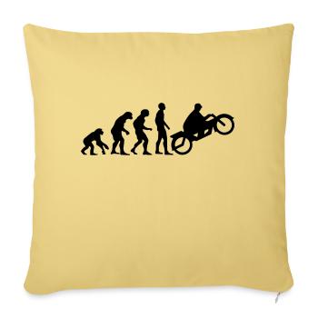 motor evolution 2 - Sofakissenbezug 45 x 45 cm - Hellgelb - Vorne