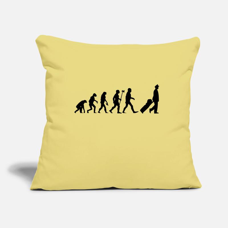evolution pilot airplane pilot aviator Sofa pillowcase 17,3'' x 17,3'' (45 x 45 cm)