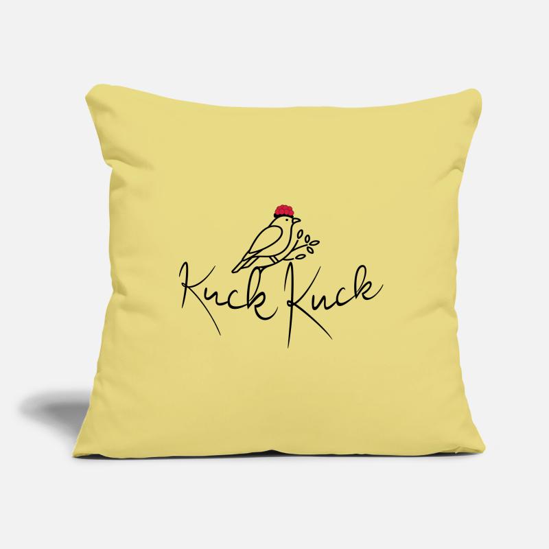 Coucou ruf - Coucou coucou Housse de coussin décorative 45 x 45 cm