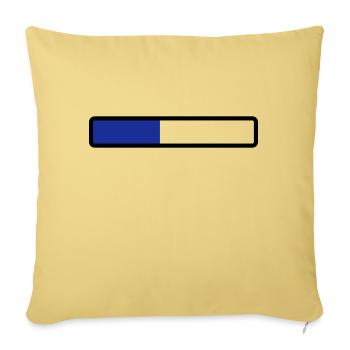 loading - Sofa pillowcase 17,3'' x 17,3'' (45 x 45 cm) - washed yellow - Front