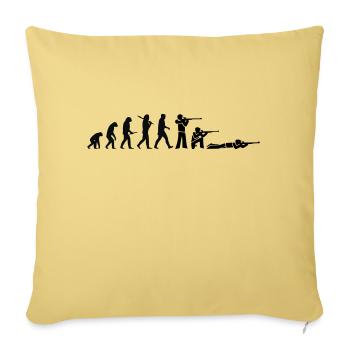 Evolution Schieße Full - Sofakissenbezug 45 x 45 cm - Hellgelb - Vorne