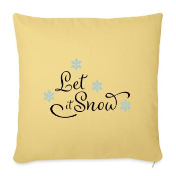 Cadeaux drôles pour Noël - Housse de coussin décorative 45 x 45 cm - jaune délavé - Devant