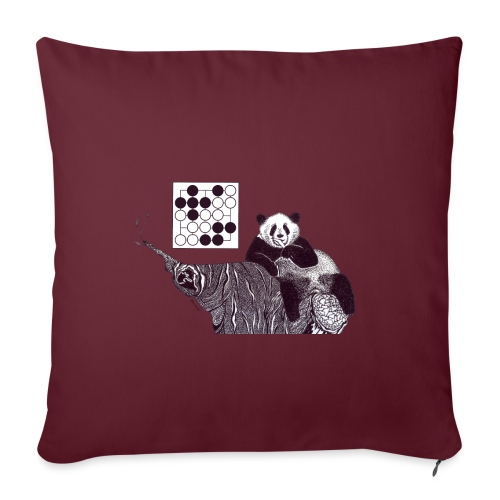 Panda 5x5 Seki - Sofa pillowcase 17,3'' x 17,3'' (45 x 45 cm)
