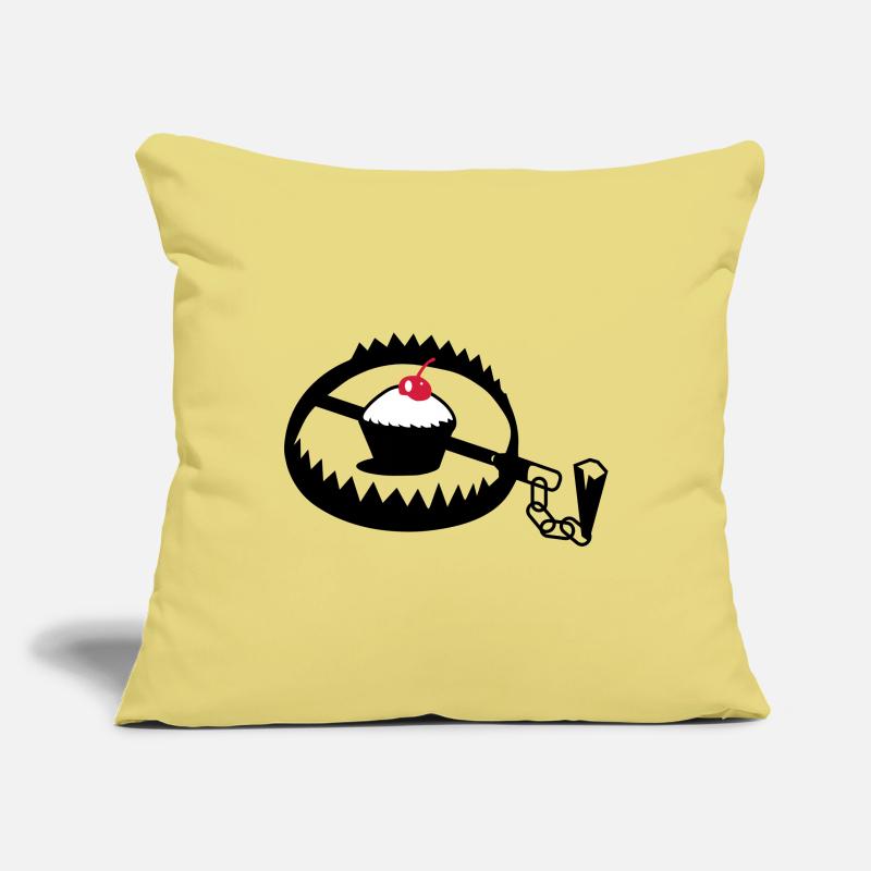 iron with cupcake Sofa pillowcase 17,3'' x 17,3'' (45 x 45 cm)