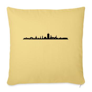 Skyline - Augsburg - Sofakissenbezug 45 x 45 cm - Hellgelb - Vorne