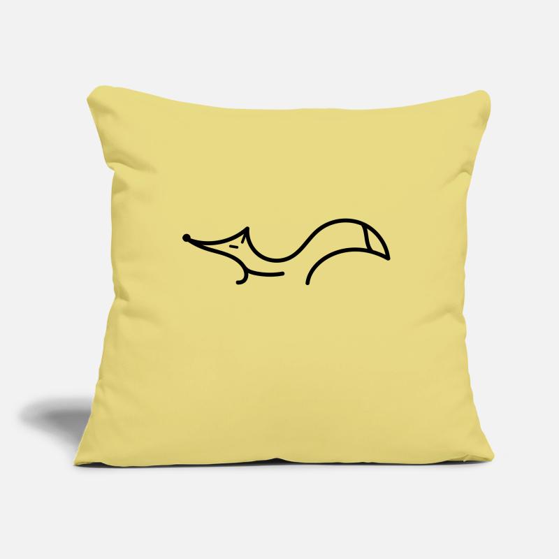 Fox linear b Sofa pillowcase 17,3'' x 17,3'' (45 x 45 cm)