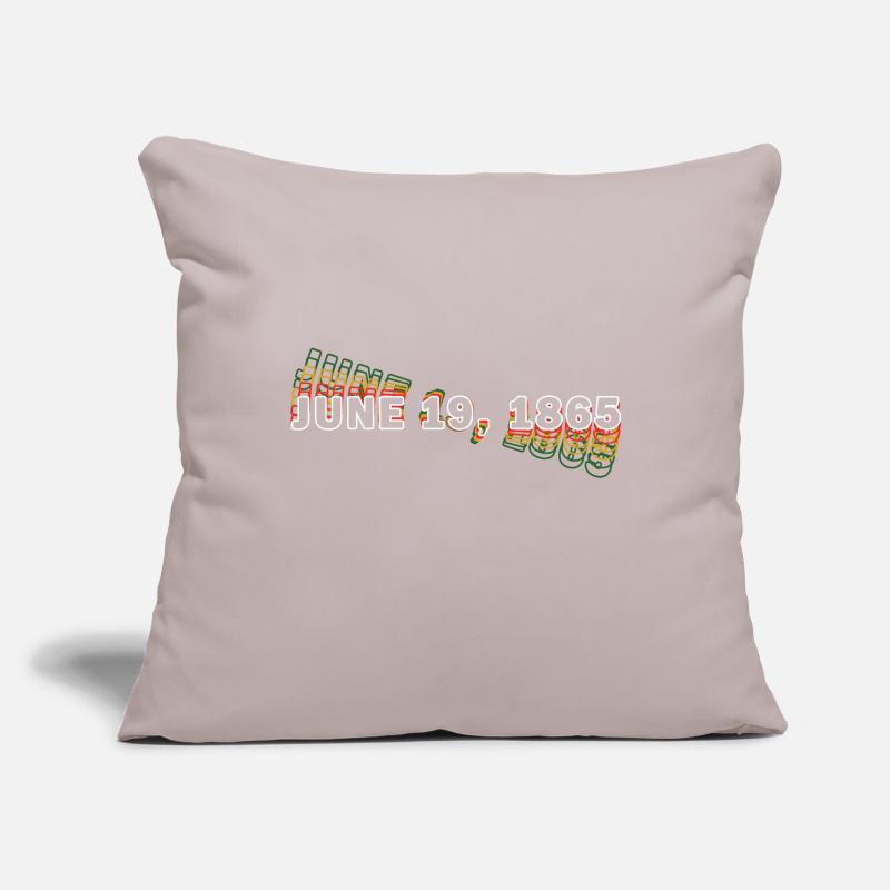 Juneteenth Black History Day Pride Geschenk Sofakissenbezug 45 x 45 cm
