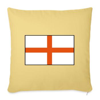 Indicateur d’Angleterre 2 - Housse de coussin décorative 45 x 45 cm - jaune délavé - Devant