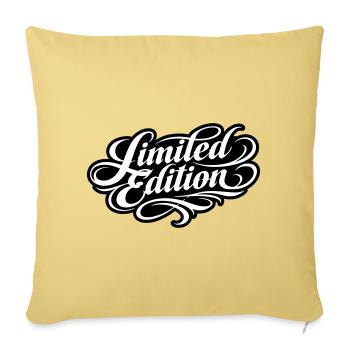 Limited Edition - Sofakissenbezug 45 x 45 cm - Hellgelb - Vorne