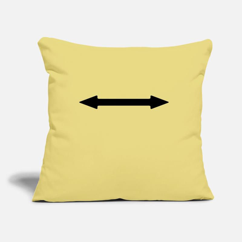 arrow Housse de coussin décorative 45 x 45 cm