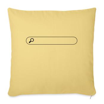 Search box - Sofa pillowcase 17,3'' x 17,3'' (45 x 45 cm) - washed yellow - Front