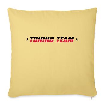 tuning_team_2c - Sofakissenbezug 45 x 45 cm - Hellgelb - Vorne