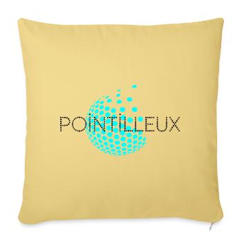 Picky - Sofa pillowcase 17,3'' x 17,3'' (45 x 45 cm) - washed yellow - Front