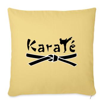 Karate - Sofa pillowcase 17,3'' x 17,3'' (45 x 45 cm) - washed yellow - Front