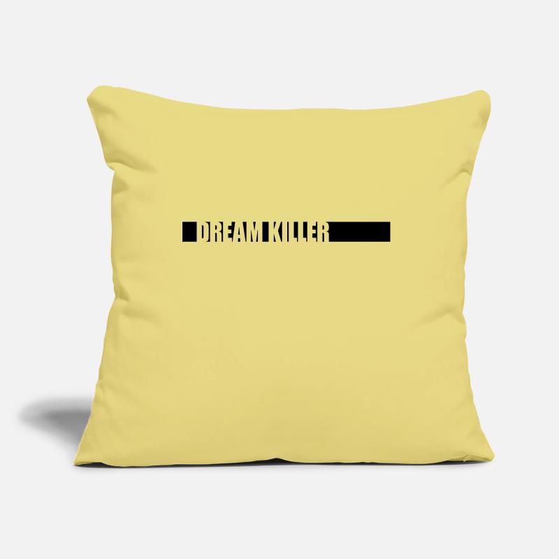 dream killer pessimists quote Sofa pillowcase 17,3'' x 17,3'' (45 x 45 cm)