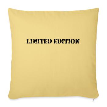 Limitierte Auflage Geburtstag Vektor Design 05 - Sofakissenbezug 45 x 45 cm - Hellgelb - Vorne