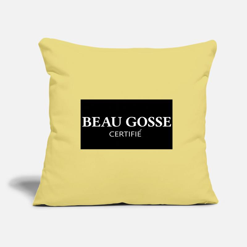 Certified Handsome Kid Logo Sofa pillowcase 17,3'' x 17,3'' (45 x 45 cm)