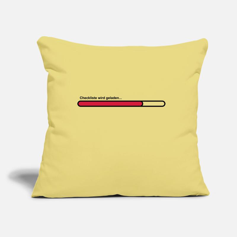 Liste Housse de coussin décorative 45 x 45 cm