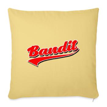 bandit dieb crime criminal aufkleber hooligan gang - Sofakissenbezug 45 x 45 cm - Hellgelb - Vorne