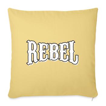 rebelle dieb rowdy rebelle bandit hustler gang crime - Housse de coussin décorative 45 x 45 cm - jaune délavé - Devant