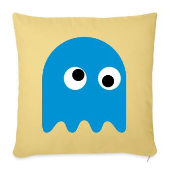 Game Classics Ghost - Sofa pillowcase 17,3'' x 17,3'' (45 x 45 cm) - washed yellow - Front