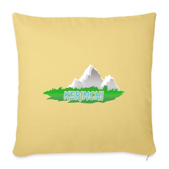 Kerinchi Kerinchi - Sofa pillowcase 17,3'' x 17,3'' (45 x 45 cm) - washed yellow - Front