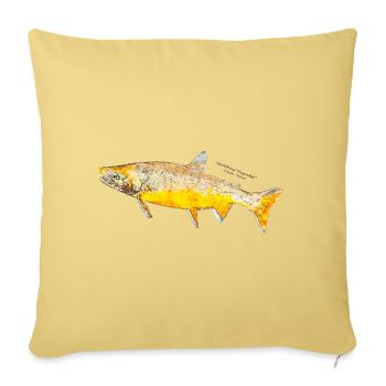 Zuger Roetel im Art Design - Sofakissenbezug 45 x 45 cm - Hellgelb - Vorne