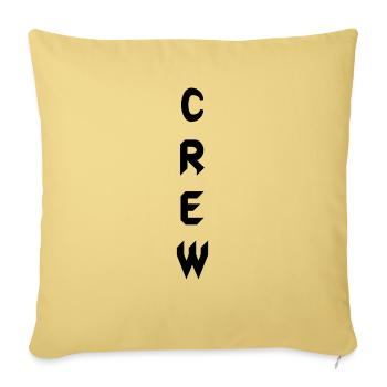 crew - Sofakissenbezug 45 x 45 cm - Hellgelb - Vorne