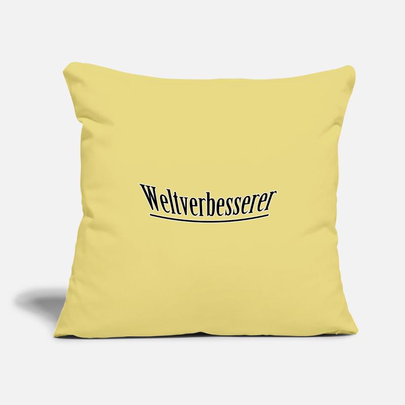 Bienfaiteur Housse de coussin décorative 45 x 45 cm