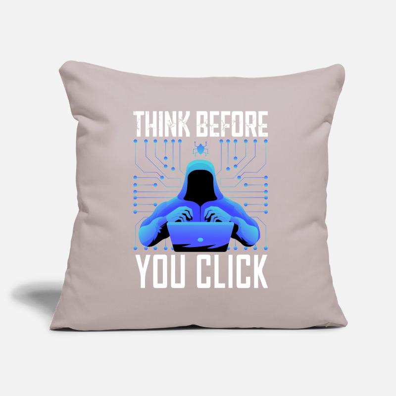 Hacker-Hacker-Hacker-Programmierer Linux Cybersicherheitsdaten Sofakissenbezug 45 x 45 cm
