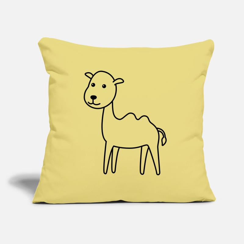 Camel Comic Housse de coussin décorative 45 x 45 cm