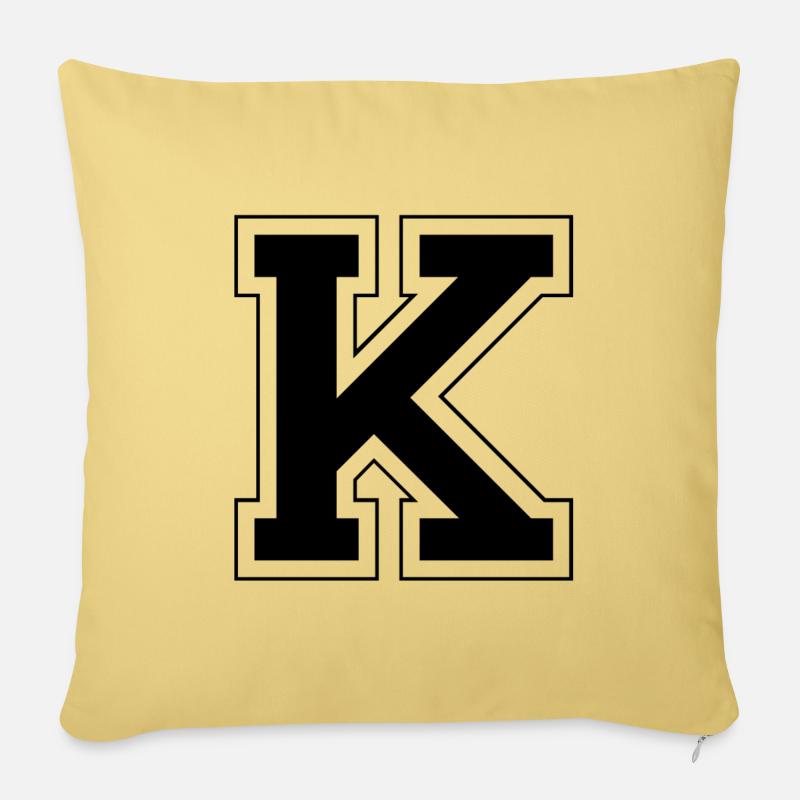 K - Sofakissenbezug 45 x 45 cm - Hellgelb