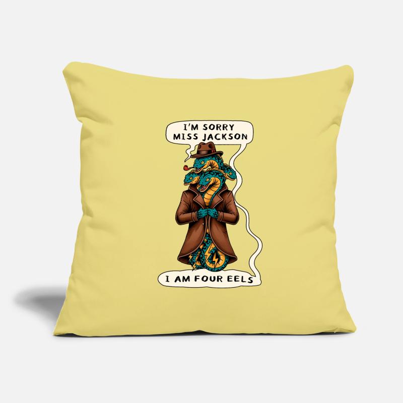 Sorry Ms Jackson... I AM FOUR EELS Parody Funny  Sofa pillowcase 17,3'' x 17,3'' (45 x 45 cm)