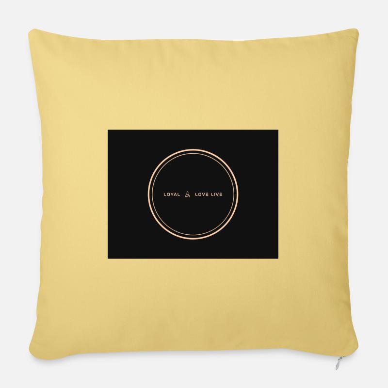 160885995 2 - Housse de coussin décorative 45 x 45 cm - jaune délavé