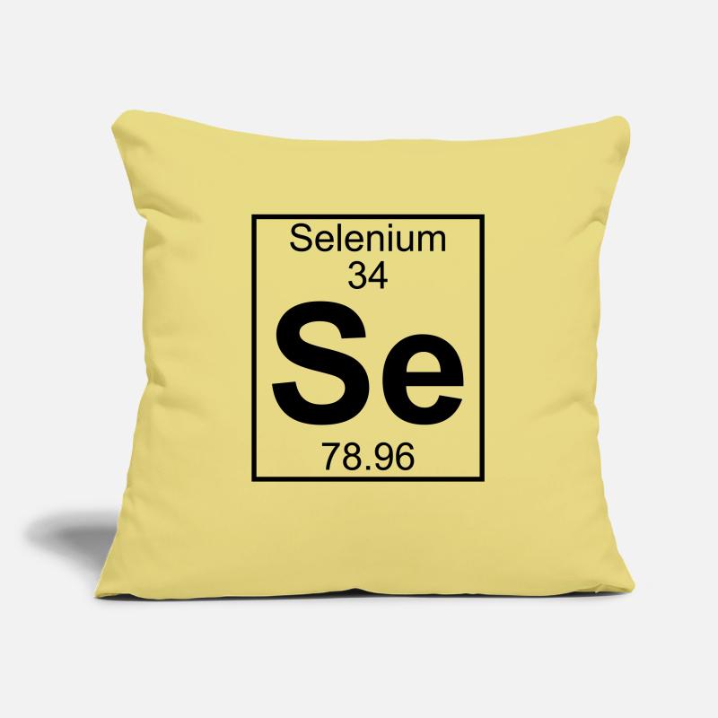 Selenium (Se) (element 34) Sofa pillowcase 17,3'' x 17,3'' (45 x 45 cm)