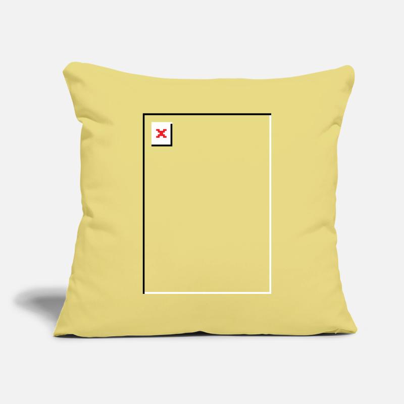 Missing Image – File Not Found Hochformat Sofakissenbezug 45 x 45 cm