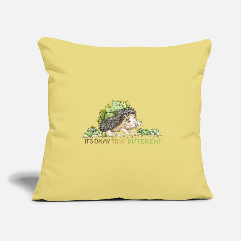 Sois différent Housse de coussin décorative 45 x 45 cm