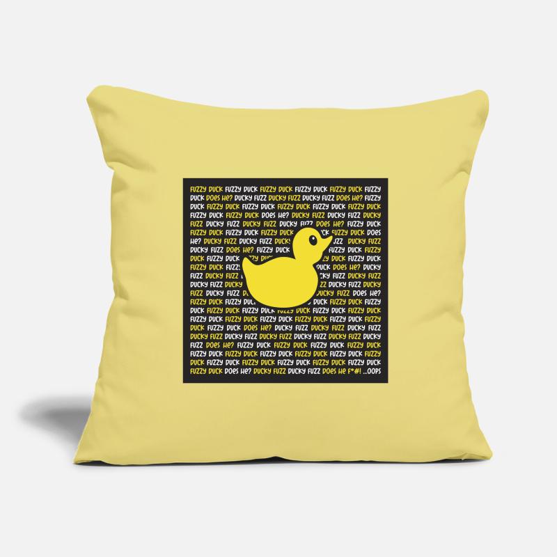 Fuzzy Duck, Ducky Fuzz, Drinking Game Design Sofa pillowcase 17,3'' x 17,3'' (45 x 45 cm)
