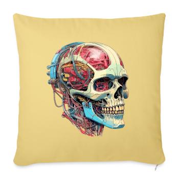 Zombienator - Sofa pillowcase 17,3'' x 17,3'' (45 x 45 cm) - washed yellow - Front