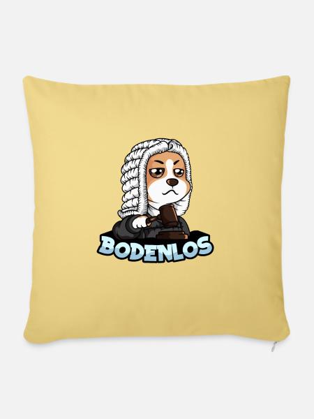 Bodenlos - Sofakissenbezug 45 x 45 cm - Hellgelb