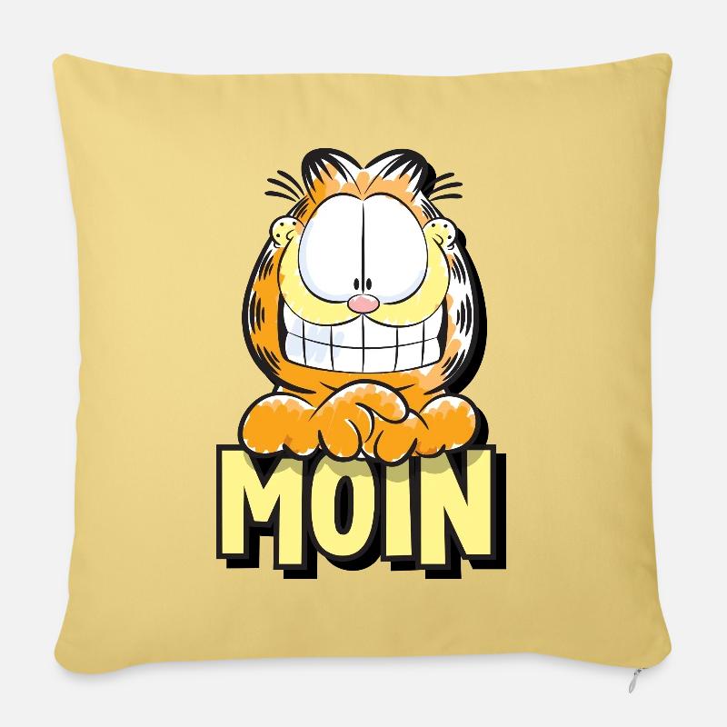 Garfield Moin - Sofakissenbezug 45 x 45 cm - Hellgelb