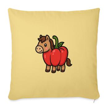 Pepper-Pony - Sofakissenbezug 45 x 45 cm - Hellgelb - Vorne