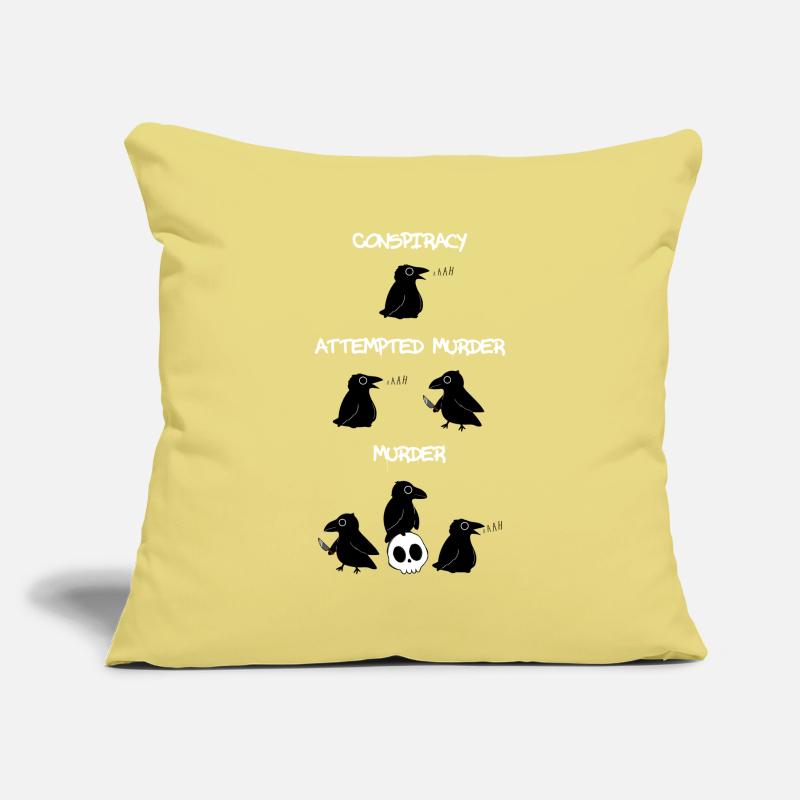 Conspiracy - Attempted Murder - Murder Sofa pillowcase 17,3'' x 17,3'' (45 x 45 cm)