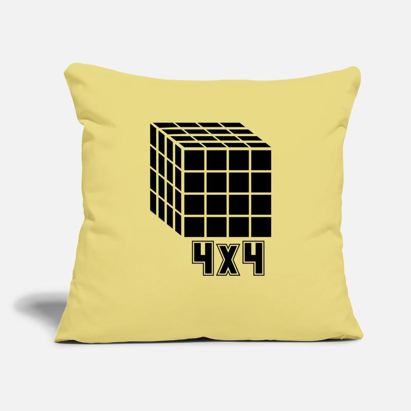 4x4 Cube Cube Sofa pillowcase 17,3'' x 17,3'' (45 x 45 cm)