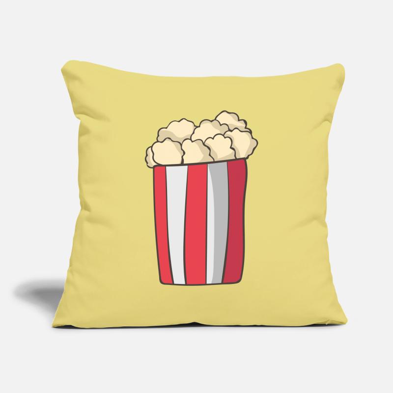 pop-corn Housse de coussin décorative 45 x 45 cm