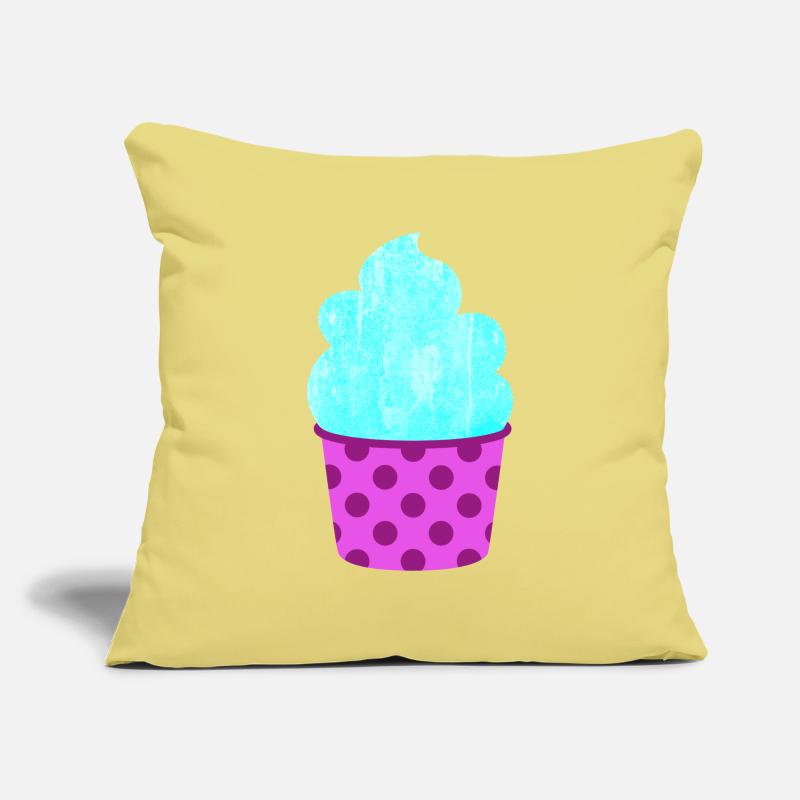 Glace Glace Points, Glace Douce Été Housse de coussin décorative 45 x 45 cm