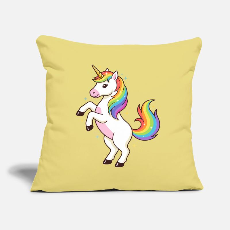 Rainbow Unicorn Sparkle Sofa pillowcase 17,3'' x 17,3'' (45 x 45 cm)